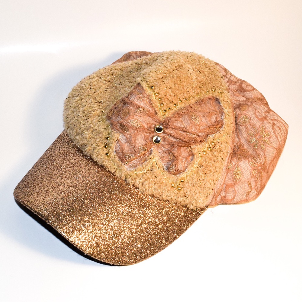 Fabulous Gold & Rose Gold Baseball Cap